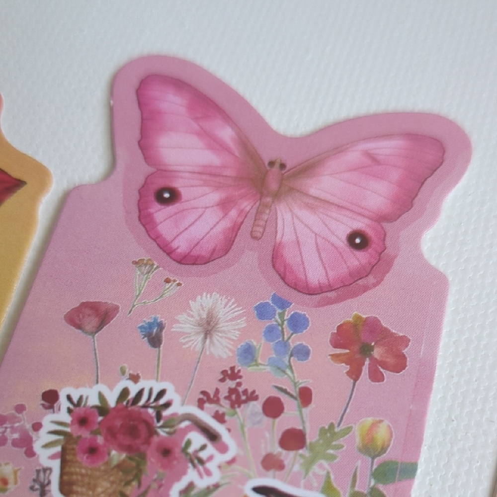 Colorful Floral and Butterfly Bookmarks - Picture 4 of 6